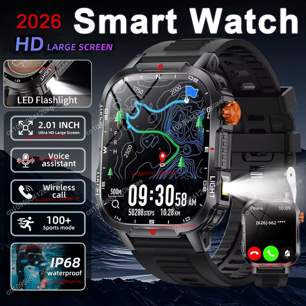 Gps Running Watch - Jam Tangan Pintar GPS Militer Kasar
