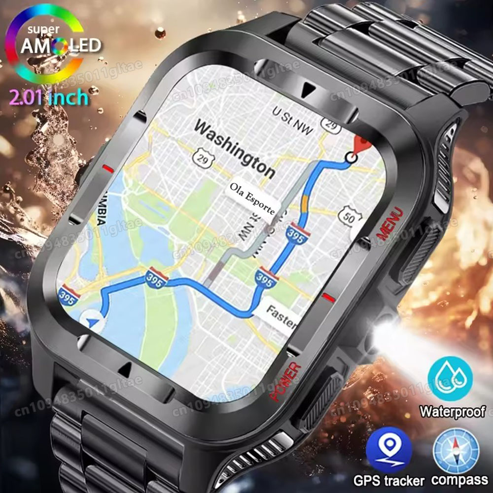 Gps Running Watch - Jam Tangan Pintar Olahraga Luar Ruangan