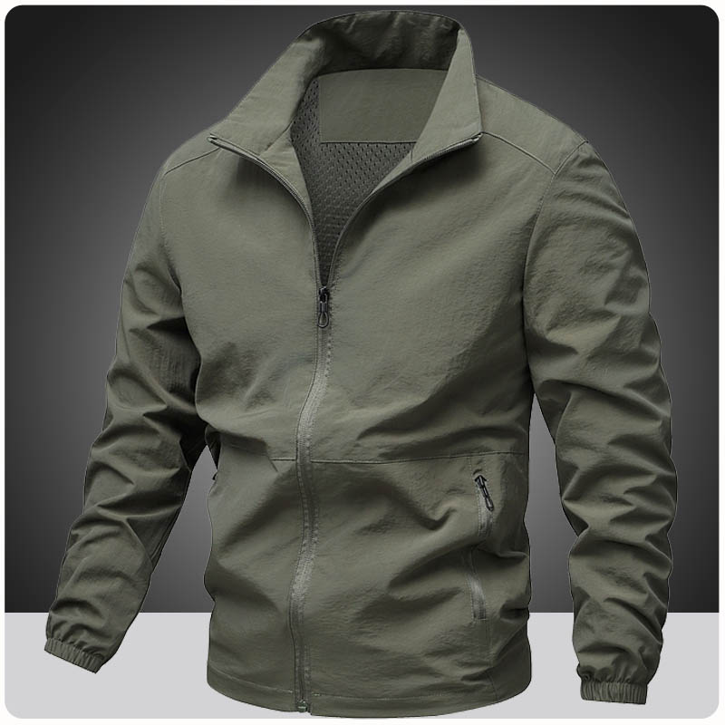 Running Gear Jacket - Jaket Universitas Ringan Musim Semi Jaket
