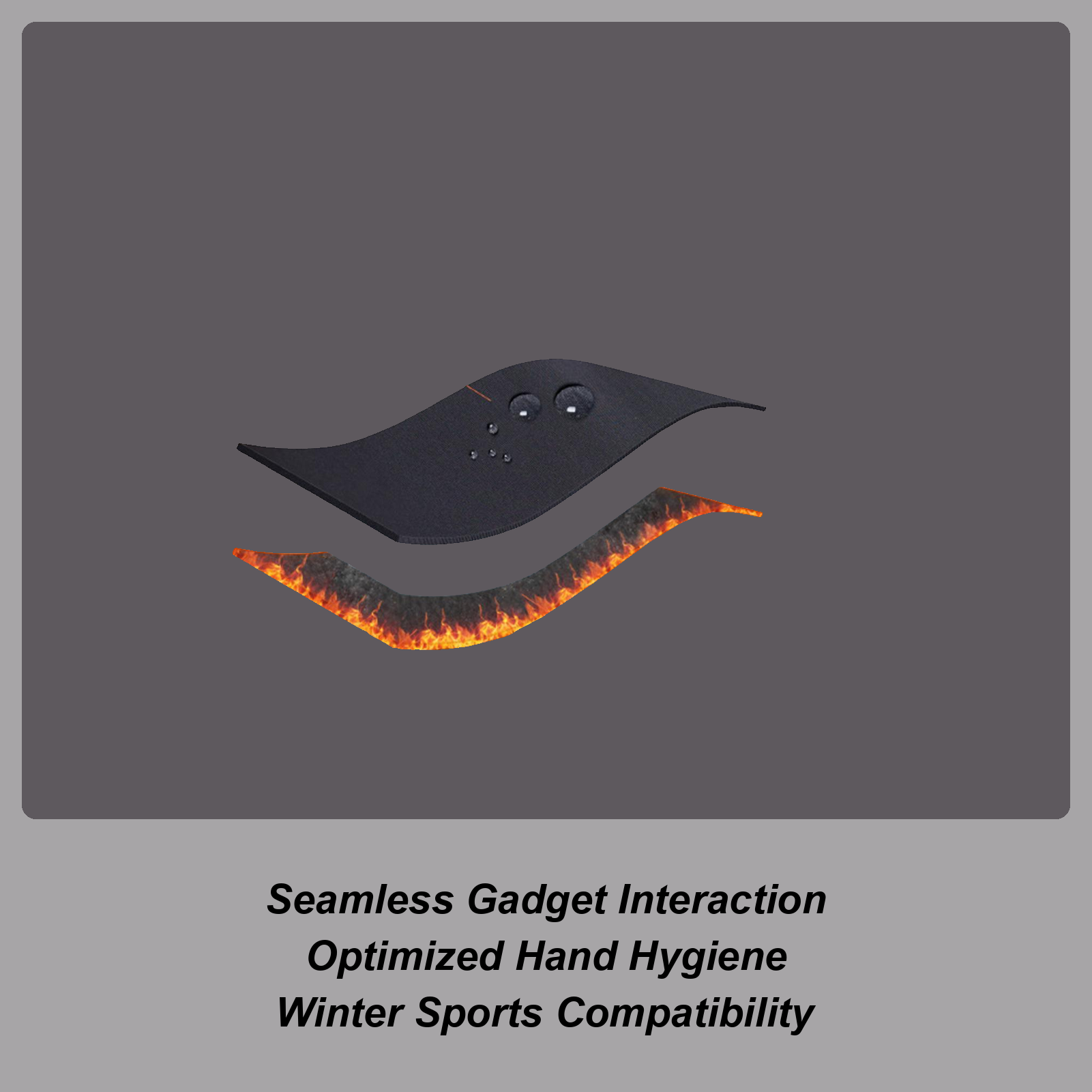 Running Gear In The Cold - Sarung Tangan Musim Dingin Tahan Angin