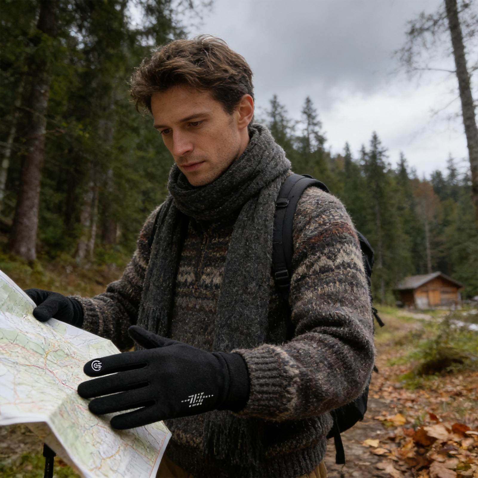 Running Gear In The Cold - Sarung Tangan Bersepeda Musim Dingin Sarung