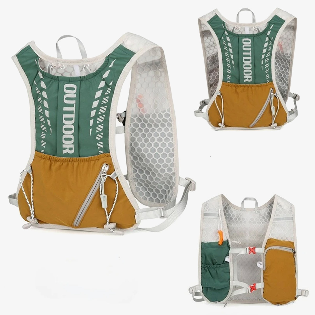 Running Gear Marathon - Ransel Lari Lintas Alam Profesional, Kantong