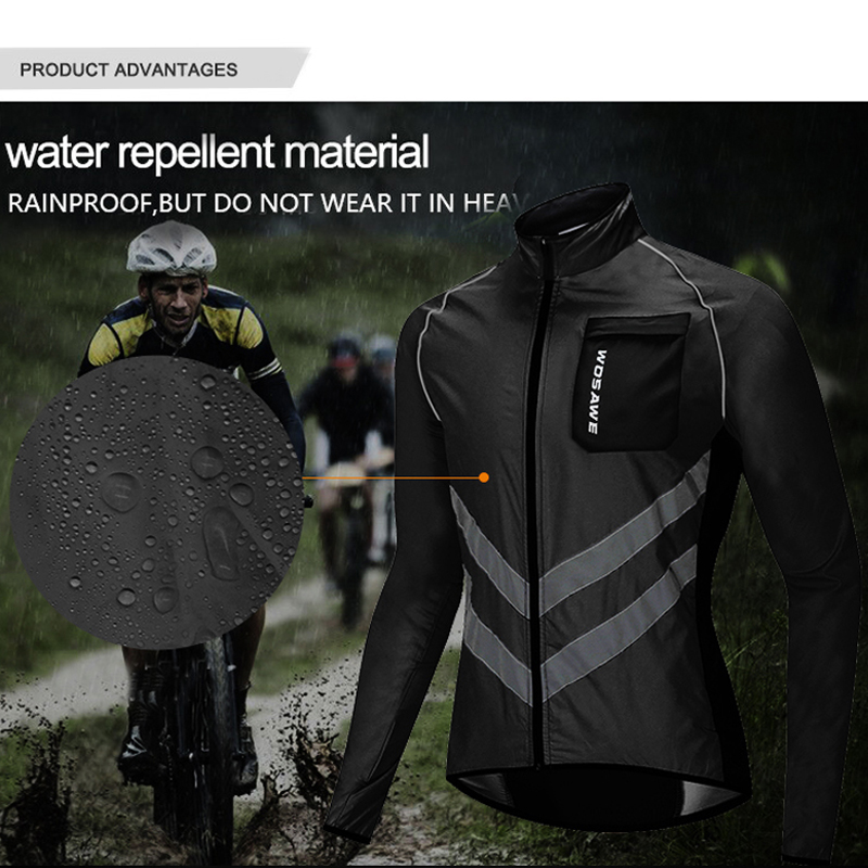 WOSAWE Jaket Olahraga Lari Tah - Reflective Running Jacket ulasan dan harga