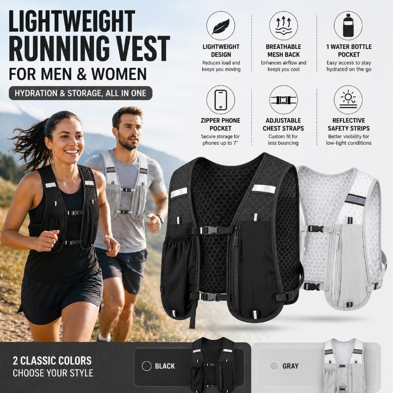 Rompi Reflektif Ringan untuk O - Running Gear Marathon ulasan dan harga