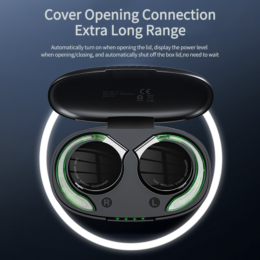F2 TWS Earphone dengan Mikrofo - Earphone Sport Hook ulasan dan harga