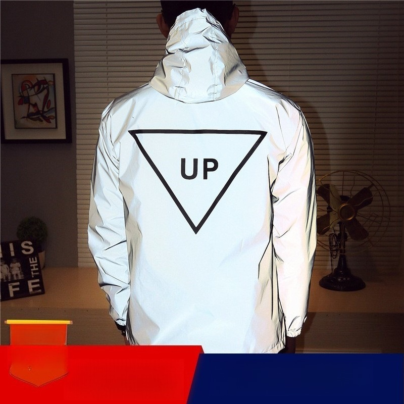 Jaket Angin LED Menyala untuk  - Reflective Running Jacket ulasan dan harga
