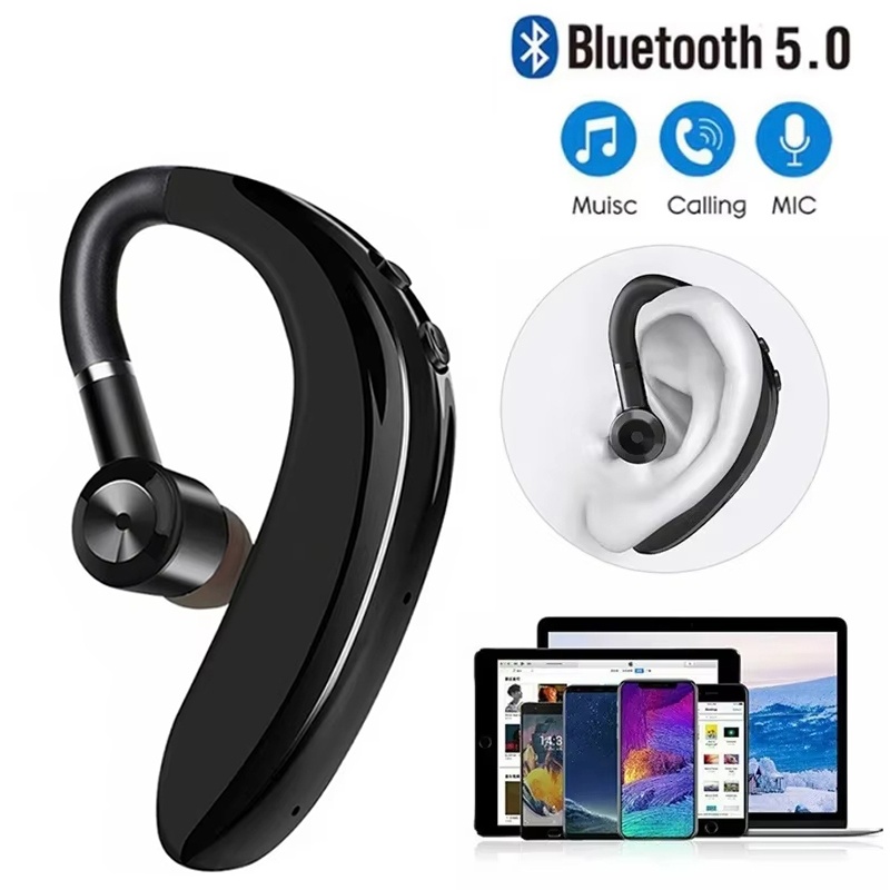 Headphone Bluetooth Handsfree  - Earphone Sport Hook ulasan dan harga