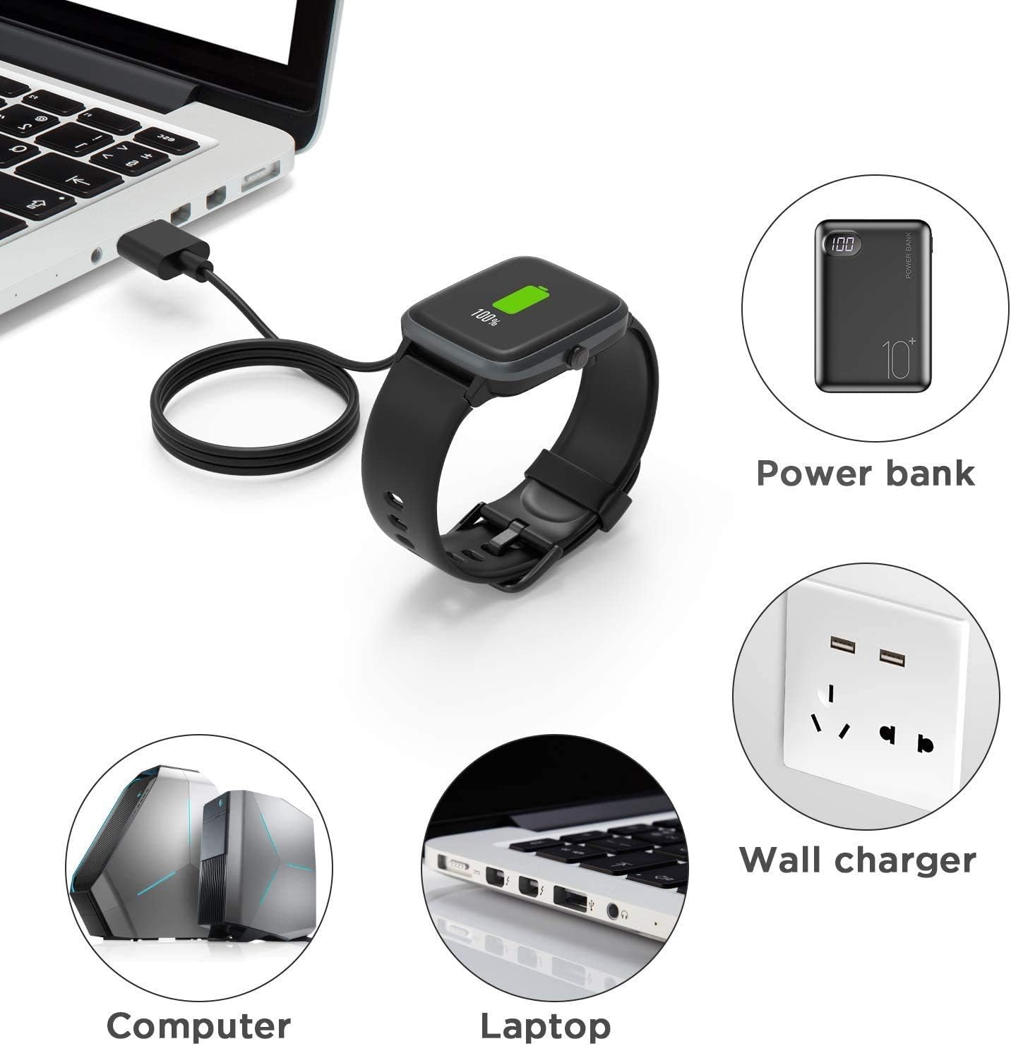 Kabel Charger USB Untuk Smart  - Gps Running Watch ulasan dan harga