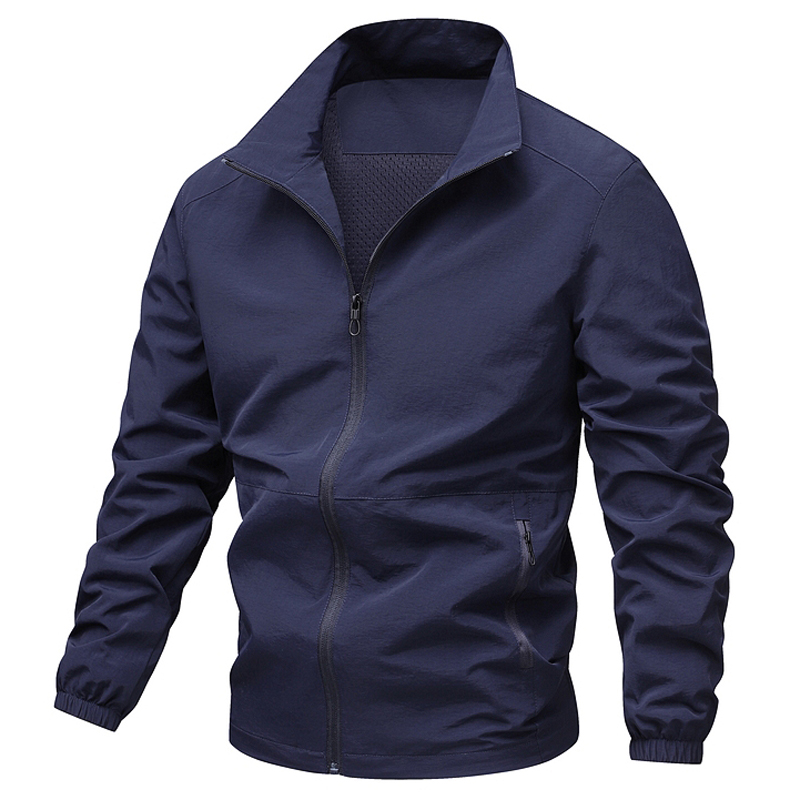 Jaket Universitas Ringan Musim - Running Gear Jacket ulasan dan harga