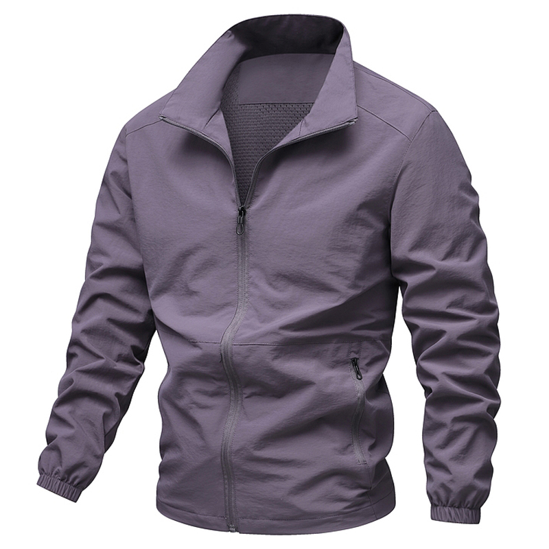 Jaket Universitas Ringan Musim - Running Gear Jacket ulasan dan harga