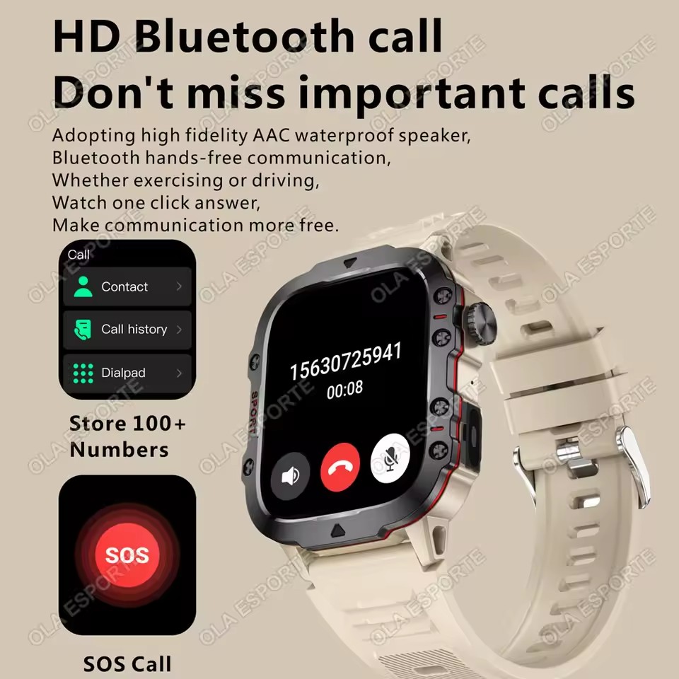 Jam Tangan Pintar Militer Baru - Gps Running Watch ulasan dan harga