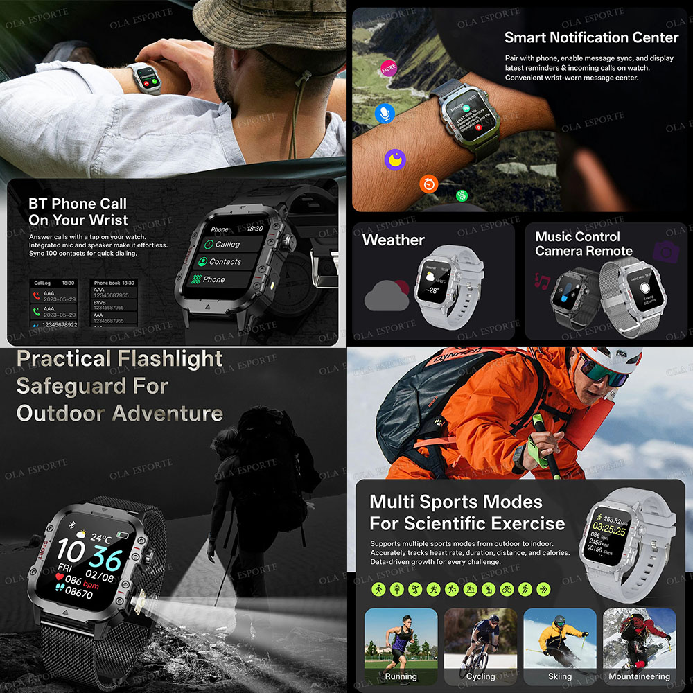 Jam Tangan Pintar Militer Outd - Gps Running Watch ulasan dan harga