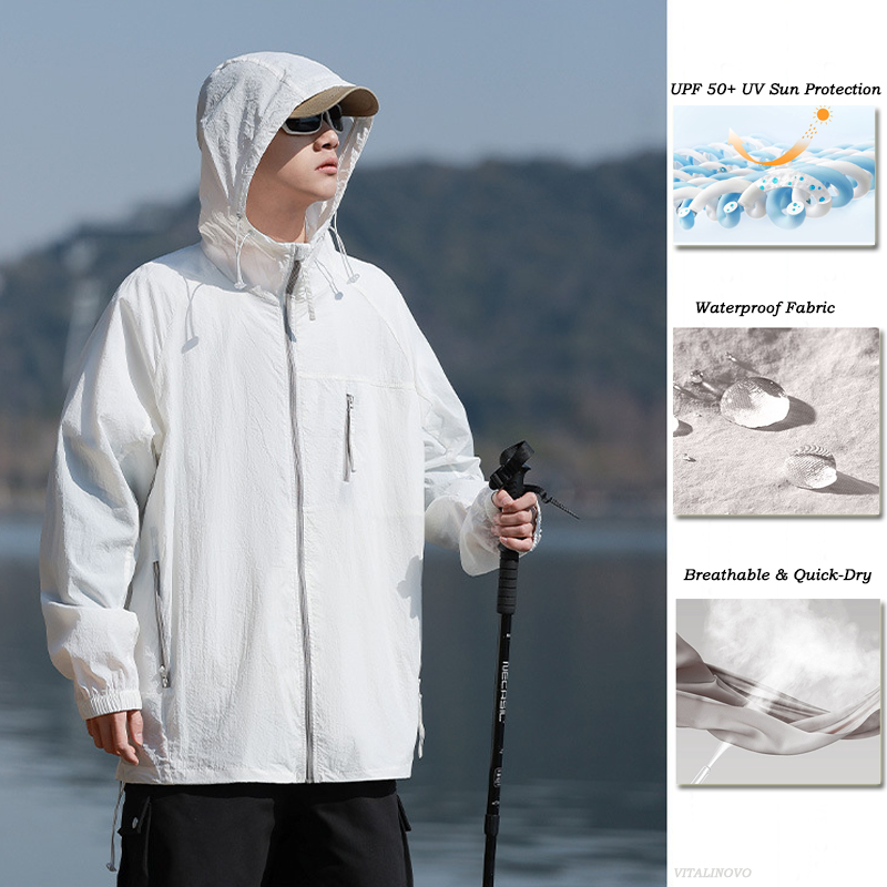 VITALINOVO Jaket Ringan Tahan  - Reflective Running Jacket ulasan dan harga
