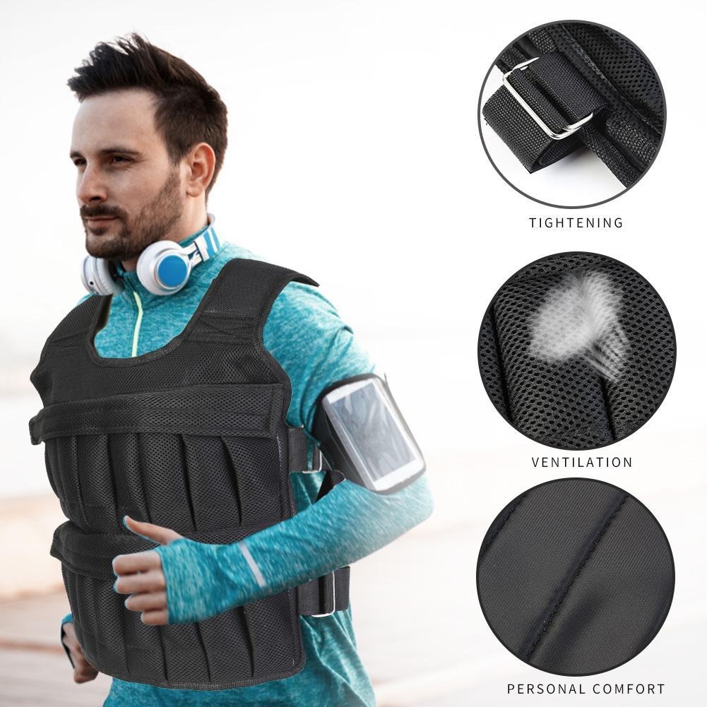 Jaket Beban Olahraga 3/15/35kg - Running Gear Jacket ulasan dan harga