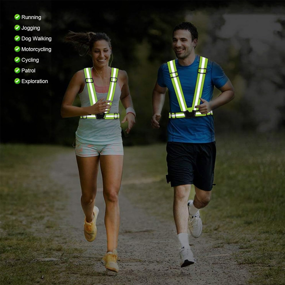 1 Buah Rompi Lari Malam Hari R - Reflective Running Jacket ulasan dan harga