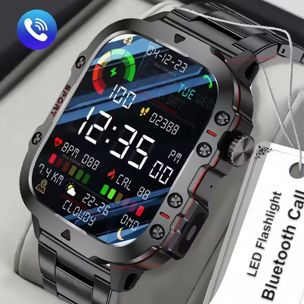 Jam Tangan Pintar Militer Baru - Gps Running Watch ulasan dan harga