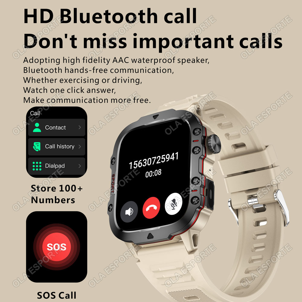 Jam Tangan Pintar Militer Baru - Gps Running Watch ulasan dan harga